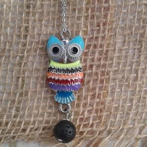 Handmade Lava Bead Necklace